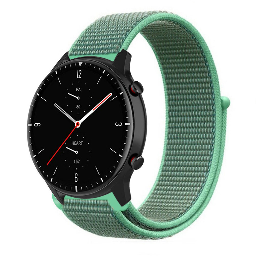 Strap-it Strap-it Bracelet nylon Amazfit GTR 2 (menthe) Strap-it Strap-it Bracelet nylon Amazfit GTR 2 (menthe)
