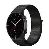 Strap-it Bracelet nylon Amazfit GTR 2 (noir)