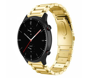 Strap-it Bracelet acier Amazfit GTR 2 (or) Strap-it Bracelet acier Amazfit GTR 2 (or)