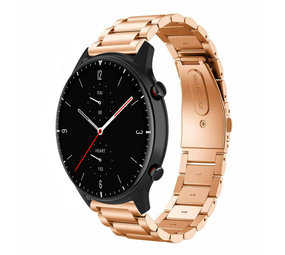 Strap-it Bracelet acier Amazfit GTR 2 (or rose)