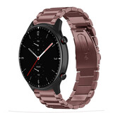 Strap-it Bracelet acier Amazfit GTR 2 (bronze-or)