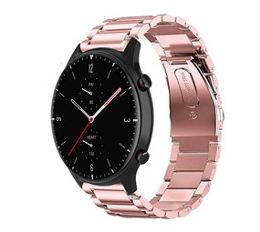 Strap-it Bracelet acier Amazfit GTR 2 (rose) Strap-it Bracelet acier Amazfit GTR 2 (rose)