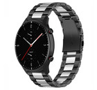 Strap-it Strap-it Bracelet acier Amazfit GTR 2 (noir/argent)