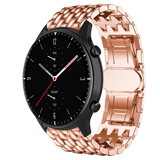 Strap-it Bracelet acier dragon Amazfit GTR 2 (or rose)
