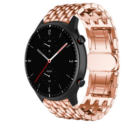 Strap-it Bracelet acier dragon Amazfit GTR 2 (or rose)