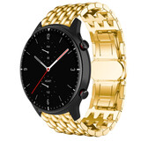 Strap-it Bracelet acier dragon Amazfit GTR 2 (or)