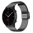 Strap-it Strap-it Bracelet acier inoxydable Amazfit GTR 2 (noir)