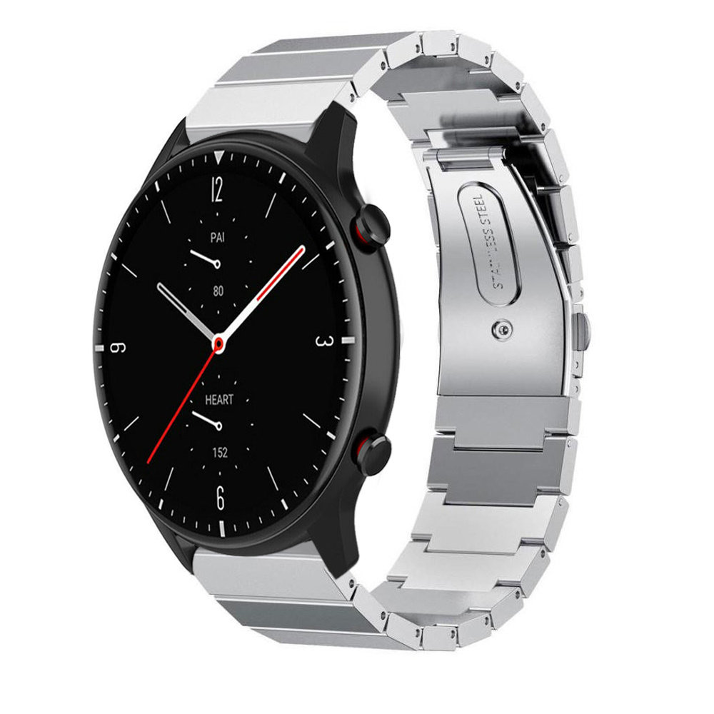 Strap-it Strap-it Bracelet métal Amazfit GTR 2 (argent)