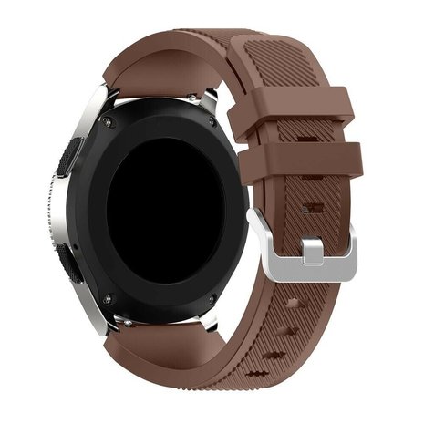 Strap-it Strap-it Bracelet silicone Huawei Watch GT Runner (marron café)