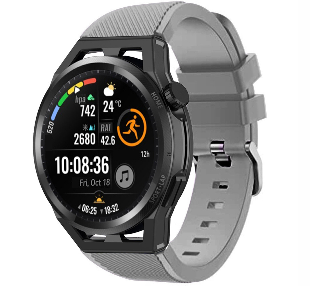 Strap-it Strap-it Bracelet silicone Huawei Watch GT Runner (gris)