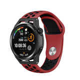 Strap-it Bracelet sport Huawei Watch GT Runner (rouge/noir)