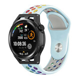 Strap-it Bracelet sport Huawei Watch GT Runner (bleu clair coloré)