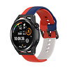 Strap-it Strap-it Bracelet triple sport Huawei Watch GT Runner (rouge-blanc-bleu) Strap-it Strap-it Bracelet triple sport Huawei Watch GT Runner (rouge-blanc-bleu)