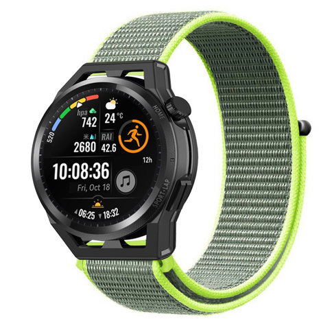 Strap-it Strap-it Bracelet nylon Huawei Watch GT Runner (fluorescent)