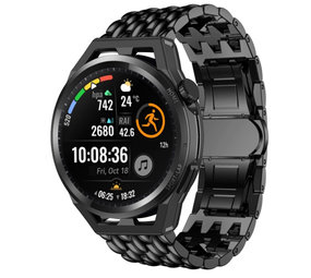 Strap-it Bracelet acier dragon Huawei Watch GT Runner (noir)