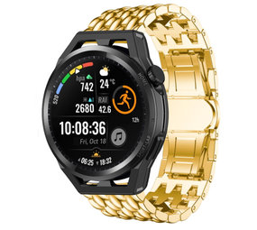 Strap-it Bracelet acier dragon Huawei Watch GT Runner (or)