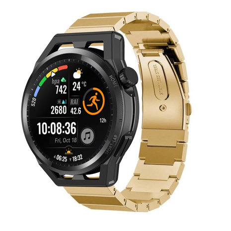 Strap-it Strap-it Bracelet métal Huawei Watch GT Runner (or)