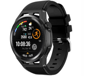 Strap-it Bracelet silicone Huawei Watch GT Runner (noir)