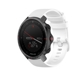 Strap-it Bracelet silicone Polar Grit X Pro (blanc)