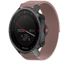 Strap-it Bracelet Milanais Polar Grit X Pro (rose)