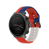 Strap-it Bracelet triple sport Polar Grit X Pro (rouge/blanc/bleu)