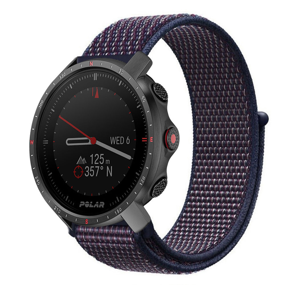 Strap-it Strap-it Bracelet nylon Polar Grit X Pro (violet-bleu)