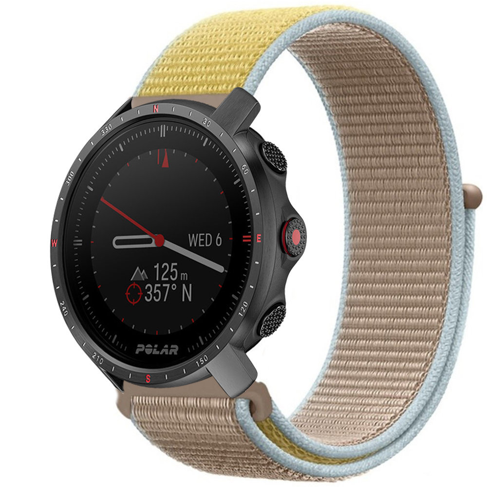 Strap-it Strap-it Bracelet nylon Polar Grit X Pro (camel)