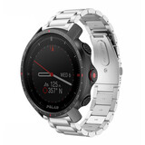 Strap-it Bracelet acier Polar Grit X Pro (argent)