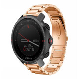 Strap-it Bracelet acier Polar Grit X Pro (or rose)