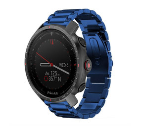 Strap-it Bracelet acier Polar Grit X Pro (bleu) Strap-it Bracelet acier Polar Grit X Pro (bleu)