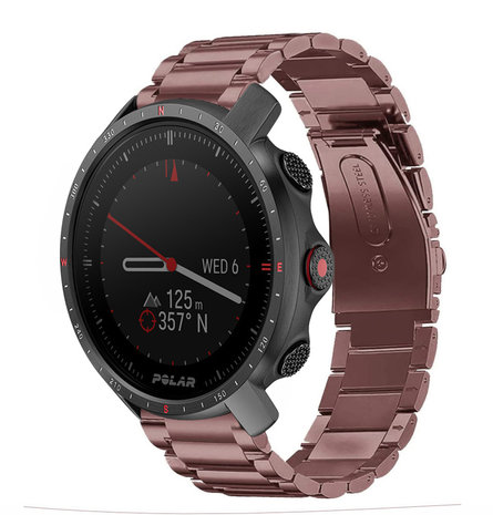 Strap-it Strap-it Bracelet acier Polar Grit X Pro (bronze-or)