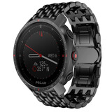 Strap-it Bracelet acier dragon Polar Grit X Pro (noir)