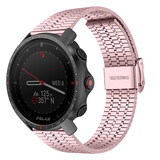 Strap-it Bracelet acier inoxydable Polar Grit X Pro (rose)