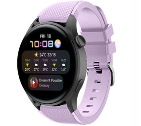 Strap-it Bracelet silicone Huawei Watch 3 (Pro) (lilas)