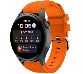 Strap-it Bracelet silicone Huawei Watch 3 (Pro) (orange)