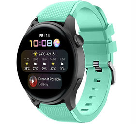Strap-it Bracelet silicone Huawei Watch 3 (Pro) (aqua)