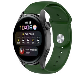 Strap-it Bracelet sport Huawei Watch 3 (Pro) (vert armée)