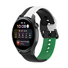 Strap-it Strap-it Bracelet triple sport Huawei Watch 3 (Pro) (noir/blanc/vert) Strap-it Strap-it Bracelet triple sport Huawei Watch 3 (Pro) (noir/blanc/vert)
