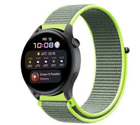Strap-it Bracelet nylon Huawei Watch 3 (Pro) (fluorescent)