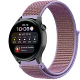 Strap-it Bracelet nylon Huawei Watch 3 (Pro) (lilas)