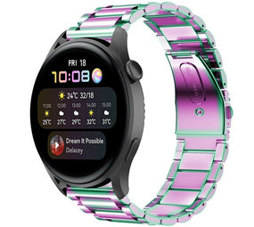 Strap-it Bracelet acier Huawei Watch 3 (Pro) (arc-en-ciel)