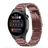 Strap-it Bracelet acier Huawei Watch 3 (Pro) (bronze-or)