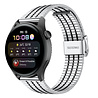 Strap-it Strap-it Bracelet acier inoxydable Huawei Watch 3 (Pro) (argent/noir) Strap-it Strap-it Bracelet acier inoxydable Huawei Watch 3 (Pro) (argent/noir)