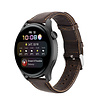 Strap-it Strap-it Bracelet cuir Huawei Watch 3 (Pro) (brun foncé) Strap-it Strap-it Bracelet cuir Huawei Watch 3 (Pro) (brun foncé)