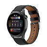 Strap-it Strap-it Bracelet cuir Huawei Watch 3 (Pro) (noir serré) Strap-it Strap-it Bracelet cuir Huawei Watch 3 (Pro) (noir serré)