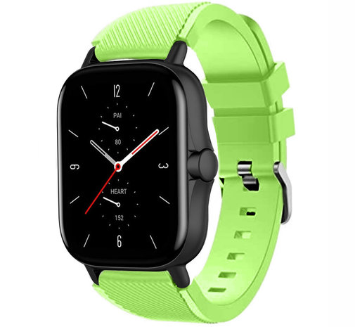 Strap-it Strap-it Bracelet silicone Amazfit GTS 2 (vert clair)