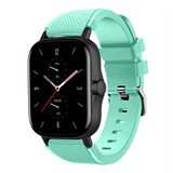 Strap-it Bracelet silicone Amazfit GTS 2 (aqua)