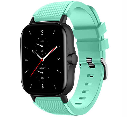 Strap-it Strap-it Bracelet silicone Amazfit GTS 2 (aqua)