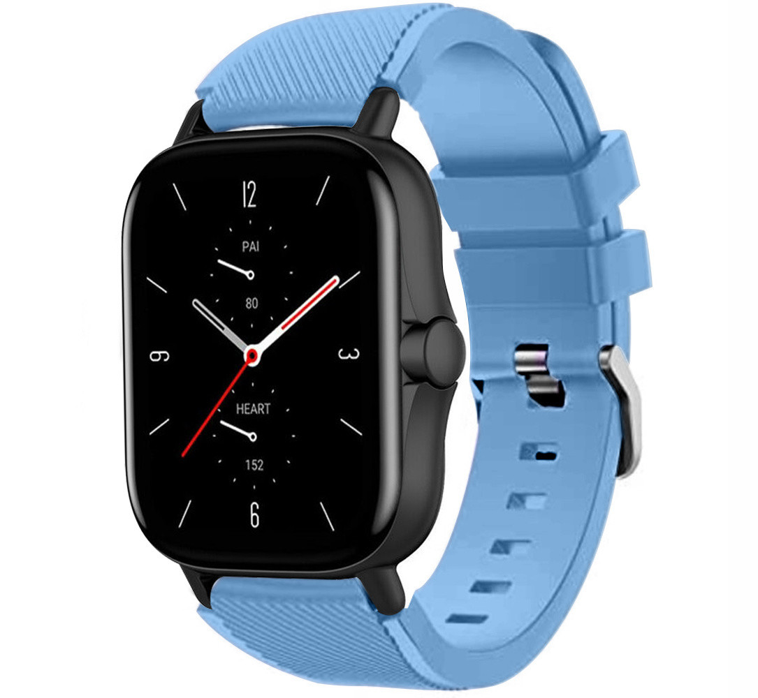 Strap-it Strap-it Bracelet silicone Amazfit GTS 2 (bleu sable)