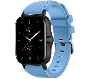 Strap-it Bracelet silicone Amazfit GTS 2 (bleu sable)